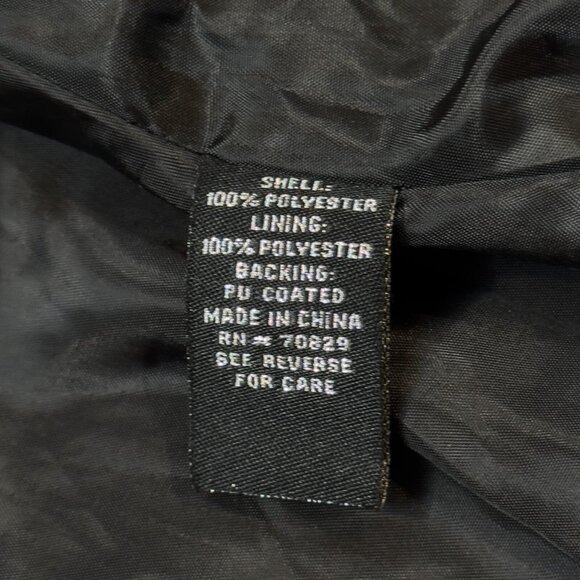 Rue 21 Womens Red Pea Coat Double Breasted Long Sleeve Belted Zip Pockets Size M - Picture 10 of 16